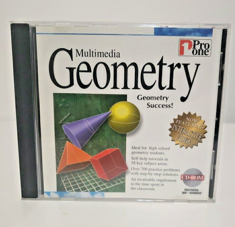 1995 Pro One Multimedia Geometry with Interactive Video Windows IBM