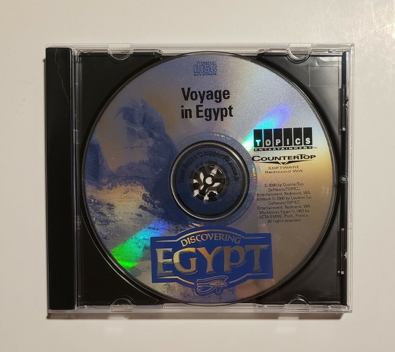 Discovering Egypt: Voyage in Egypt (Vintage PC/Macintosh CD-ROM) Disc only