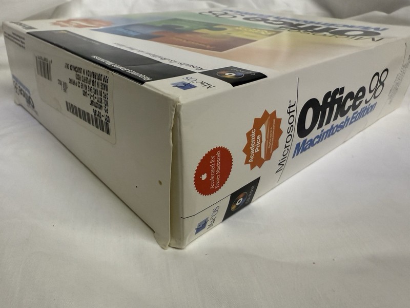 Microsoft Office 98 Macintosh Edition Complete W/Booklets - Untested - Big Box gallery