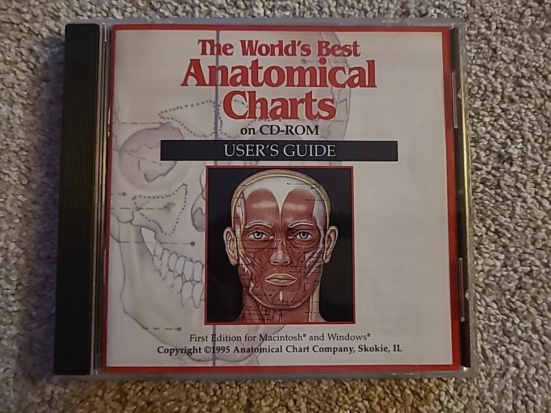 The World's Best Anatomical Charts On CD-ROM "USER'S GUIDE" (1995)