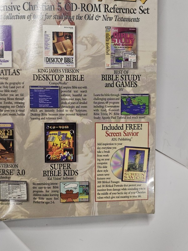 Believe Comprehensive Christian 5 CD-ROM Reference Set King James Version 1995 gallery
