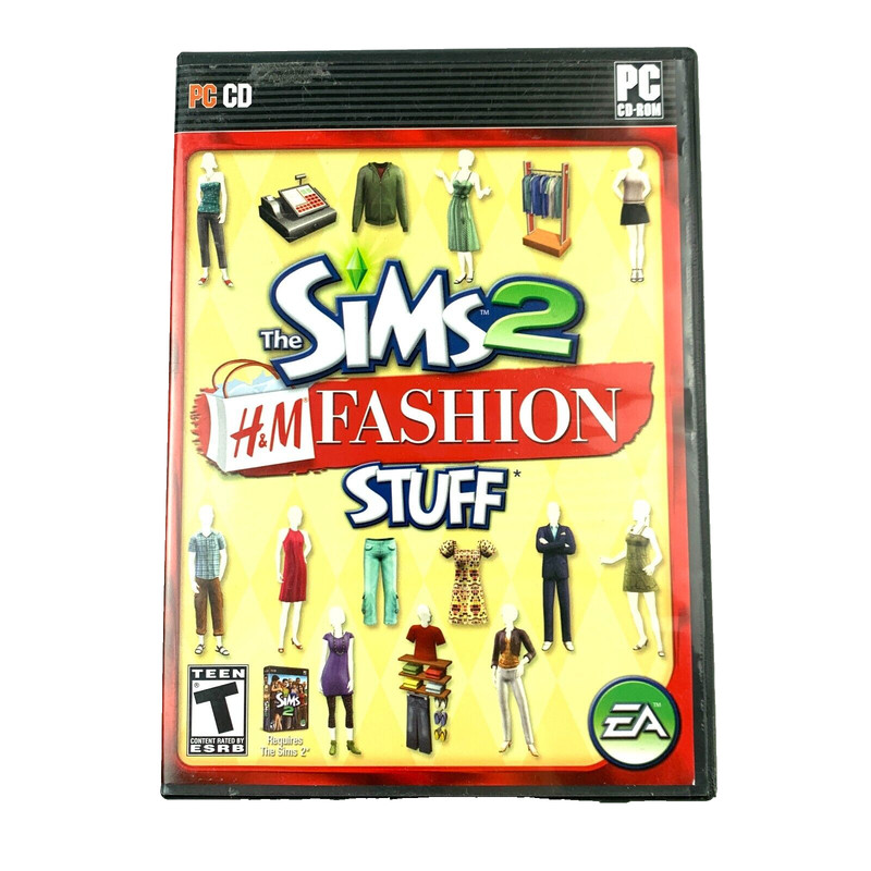 The Sims 2 The Fashion Stuff Expansion 2008 DVD-Rom PC Game Electronic Arts