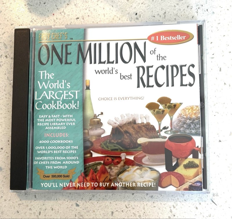 One Million of the World’s Best Recipes PC CD-ROM by Easy Chef’s
