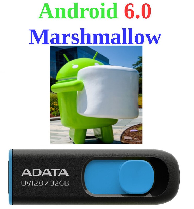 Android Marshmallow 6.0r2 x86 64Bt PC Boot FAST 32 Gb USB 3.2 Linux Install Live