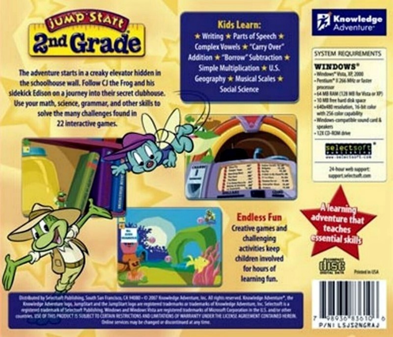 Kids Grade School Edutainment Software JumpStart Cluefinders Reader Rabbit &More gallery