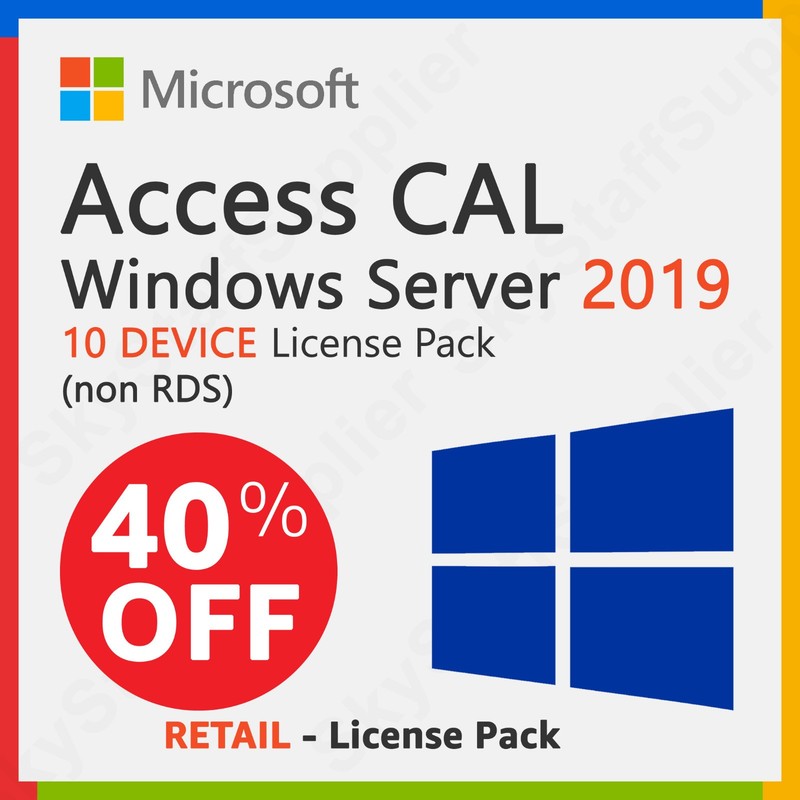 Windows Server 2019 - 10 DEVICE Client Access License CAL (not RDS) BRAND NEW gallery