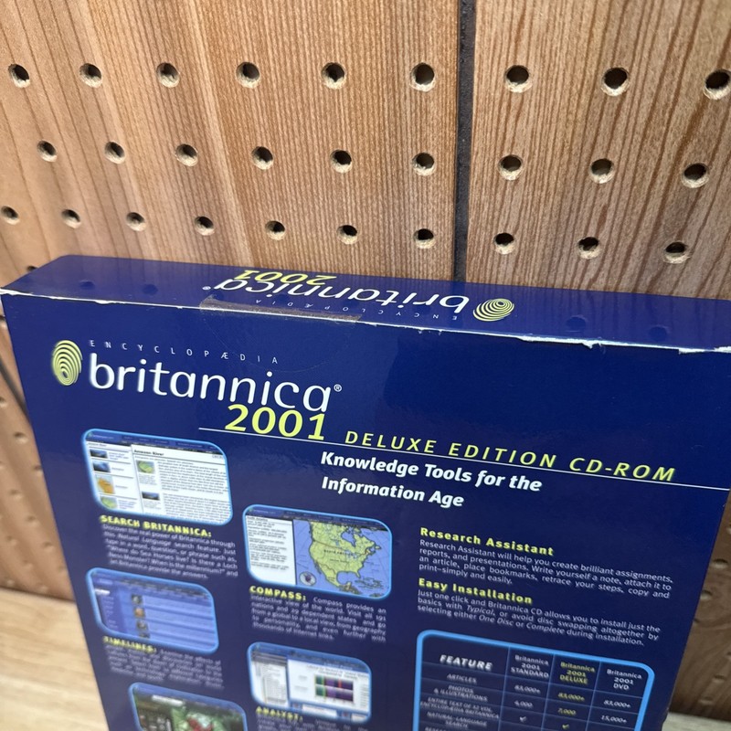 Encyclopedia Britannica 2001 Deluxe Edition CD for Windows 2 Disc gallery
