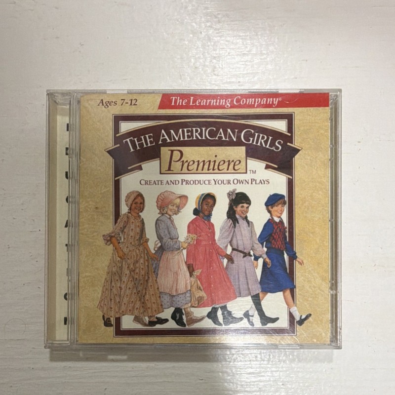 The Learning Company American Girls Premiere Create Plays CD Windows/Mac