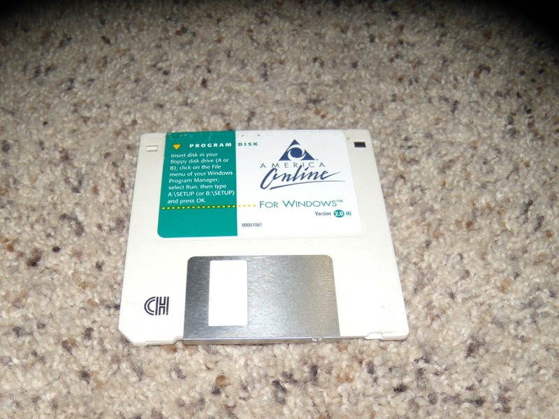 Program disk American Online for Windows on 3.5″ disk