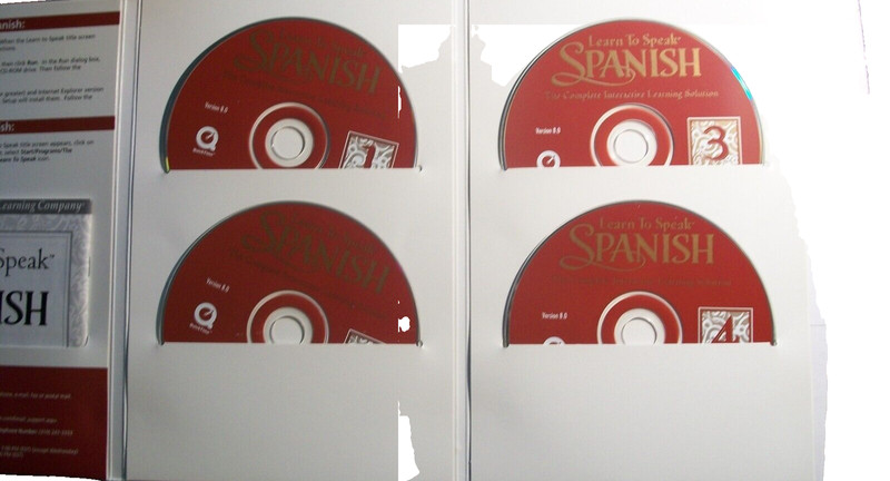 Learning Company "Learn To Speak Spanish" 8.0 Software 4 CD w/ Quick Start Guide gallery