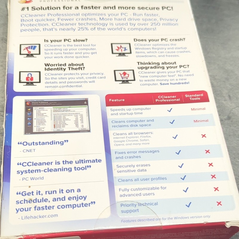 Piriform CCleaner Professional CD System Optimization Windows Mac Unlimited Dev… gallery