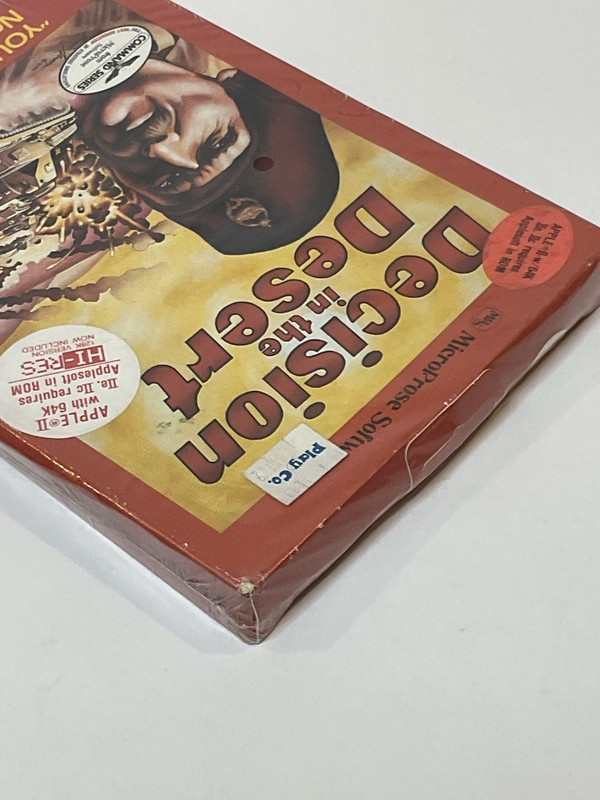 Apple II Plus IIc IIgs MicroProse Decision In The Desert NIP Sealed 128k gallery