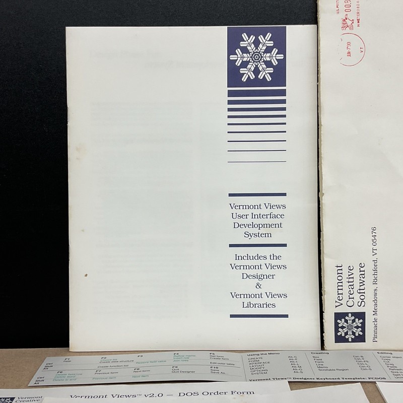 Vermont Views Designer & Library Demonstration Version 2.0 1.2 MB Floppy Vintage gallery
