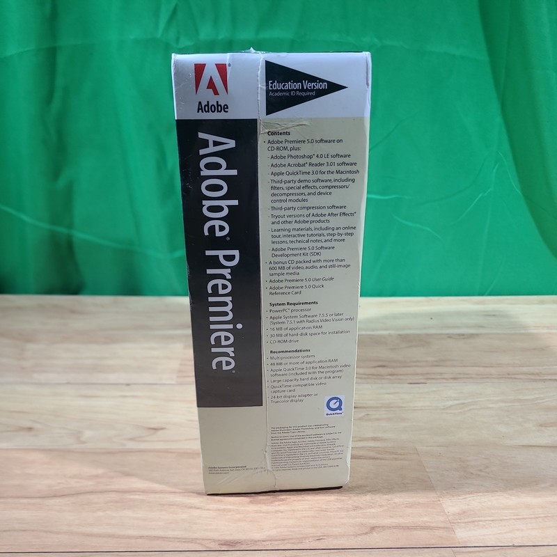Adobe Premiere 5.0 / 5.1 CD-ROM For Macintosh - NEW SEALED gallery