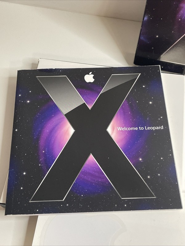 Apple Mac OSX 10.5.4 Leopard Retail Pack P/N: MB576Z/A + Windows XP Disc *READ* gallery