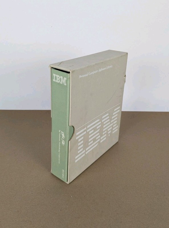 Vintage PFS: File IBM Software Publishing Co 1982 Binder Book in Box gallery