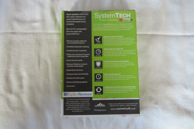 New in the Package Summitsoft SystemTECH Profession BackUp Software gallery