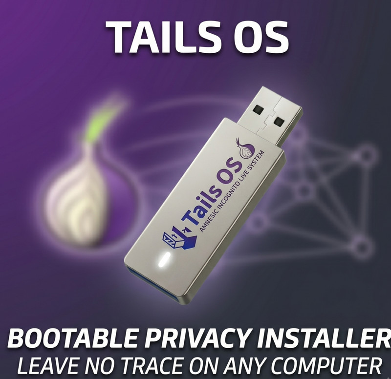 Tails OS Linux [LATEST] Bootable USB – Safe Fast Secure Anonymous Live Boot OS