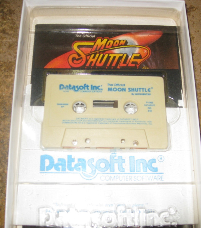The Official Moon Shuttle Commodore 64 C64 Game 5.25" disk & Cassette gallery