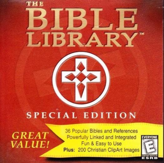 The Bible Library 4.0 SE PC CD religious studies dictionaries commentaries maps!
