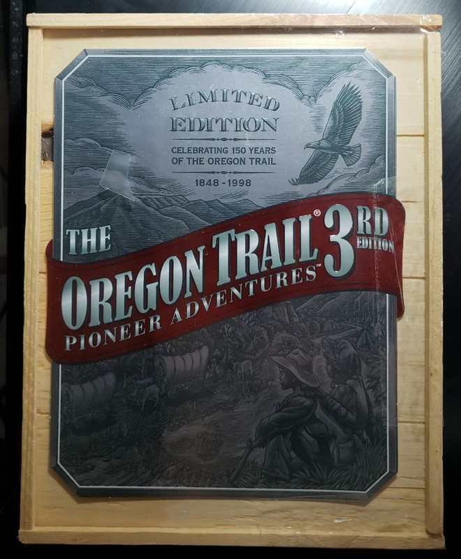 The Oregon Trail 3rd Edition PC Game – Limited Edition Wood Box Set NEW