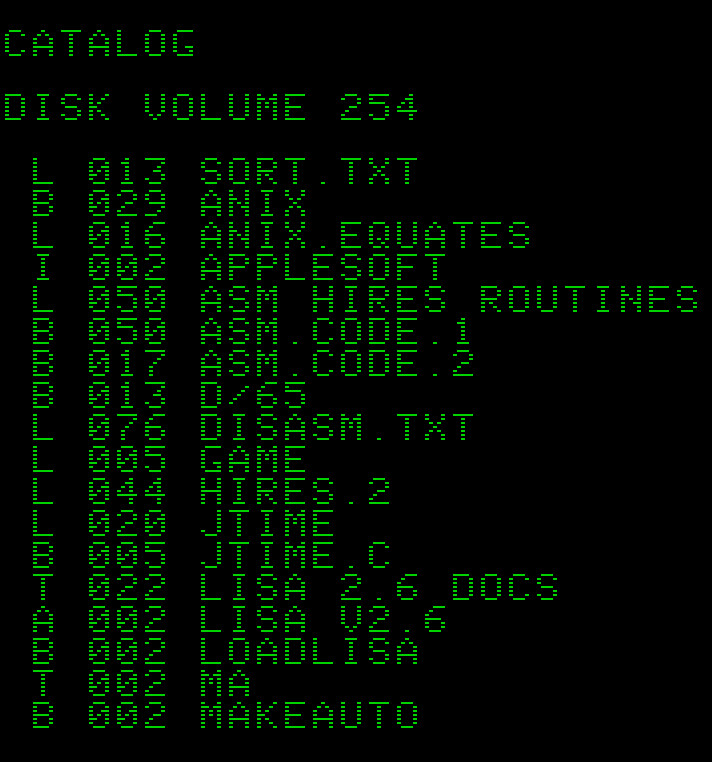 LISA - Lazer's Interactive Symbolic Assembler for Apple II - 5.25” Floppy Disk gallery