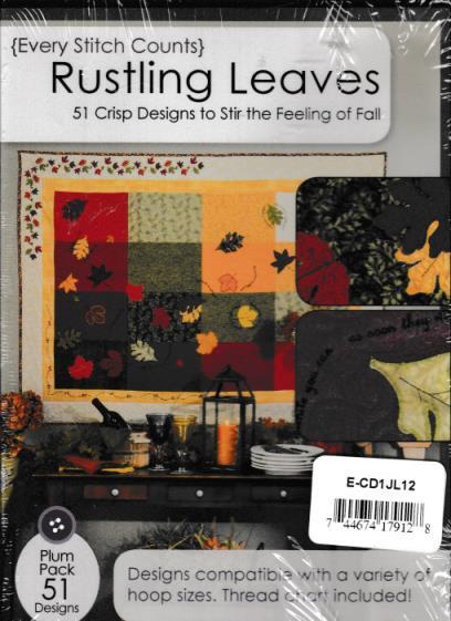 Rustling Leaves unpack 51 designs Every Stitch Counts fall creations quilts NEW