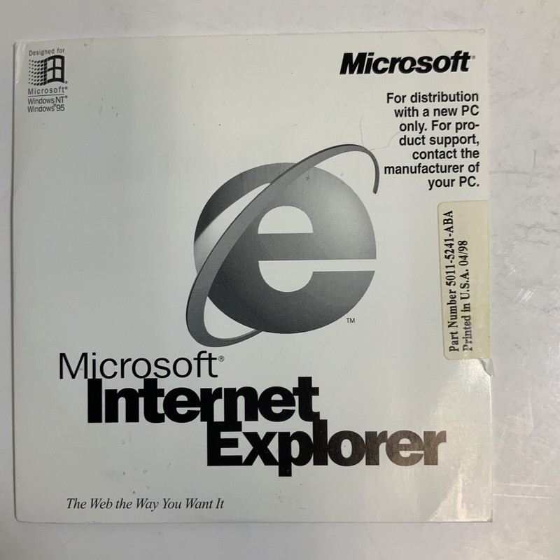 Microsoft Internet Explorer windows PC NT/95 Disc ElectronicsRecycledCom