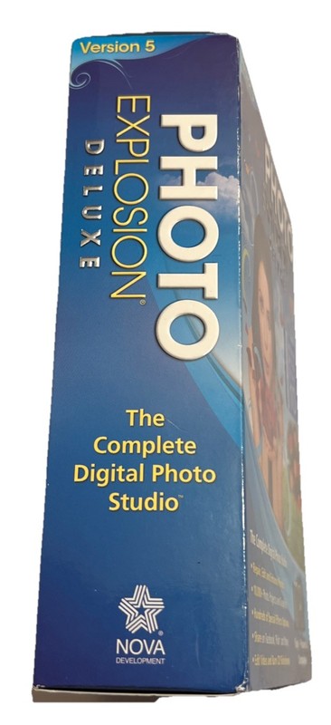 Photo Explosion Deluxe Version 5 Digital Editing Software Box NEW Unopened Box gallery