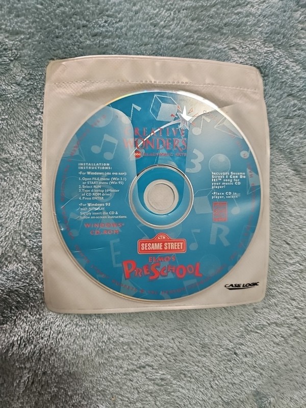 Sesame Street Elmo’s Preschool Learning CD