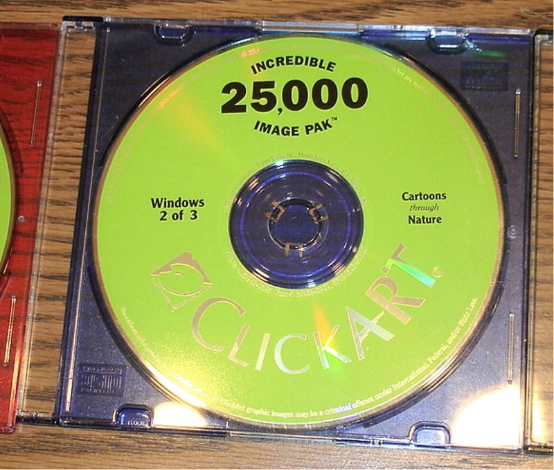 ClickArt - 25,000 Incredible Image Pak - 3 Disks People Travel Cartoons Business gallery