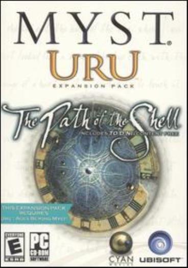 Myst Uru: The Path Of The Shell PC CD magic graphic adventure puzzle game add-on
