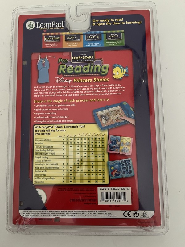 Brand New Disney Princess Stories Leap Pad Leap Frog Sealed Preschool 14 Games gallery