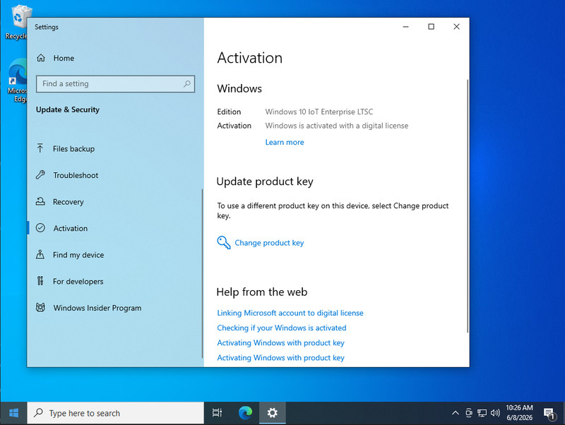 Windows 10 IoT Enterprise LTSC 2021 Valid Microsoft Key - Single USB Device gallery