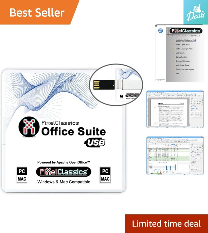 Complete Office Suite 2025 | Elegant USB Solution with 1500 Fonts & Free Updates