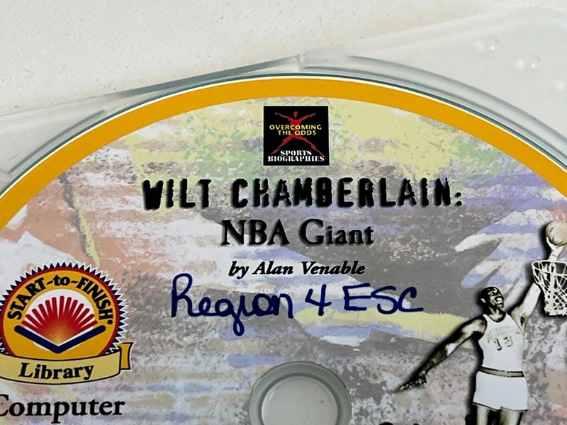 PP33: 2 Disks " Wilt Chamberlain NBA Great - Don Johnston Audio / Computer Book gallery