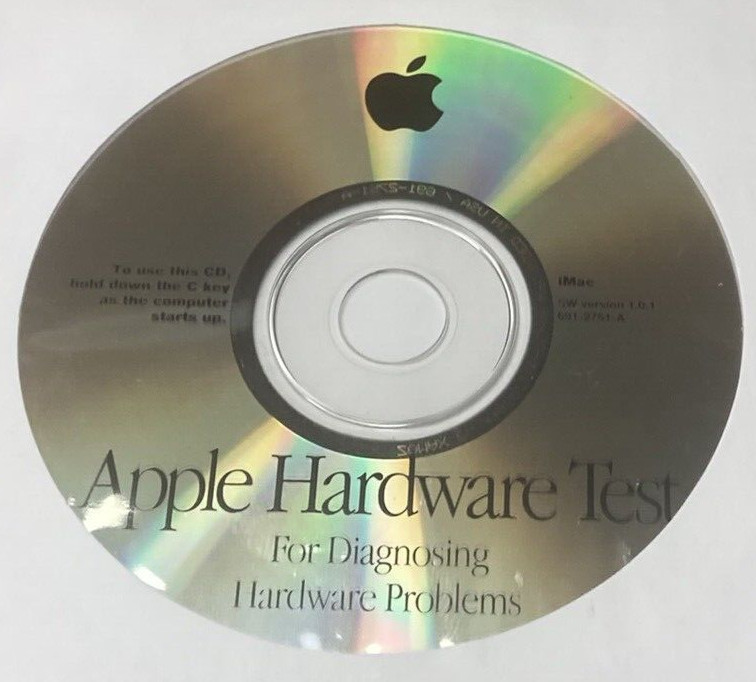 Apple Hardware Test Software CD Disc for iMAC SW Version 1.0.1