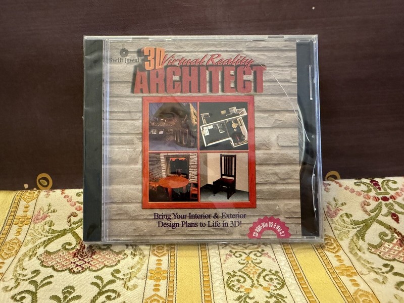 3D Virtual Reality Architect Swift Jewel CD-ROM UnOpened Vintage Windows 95