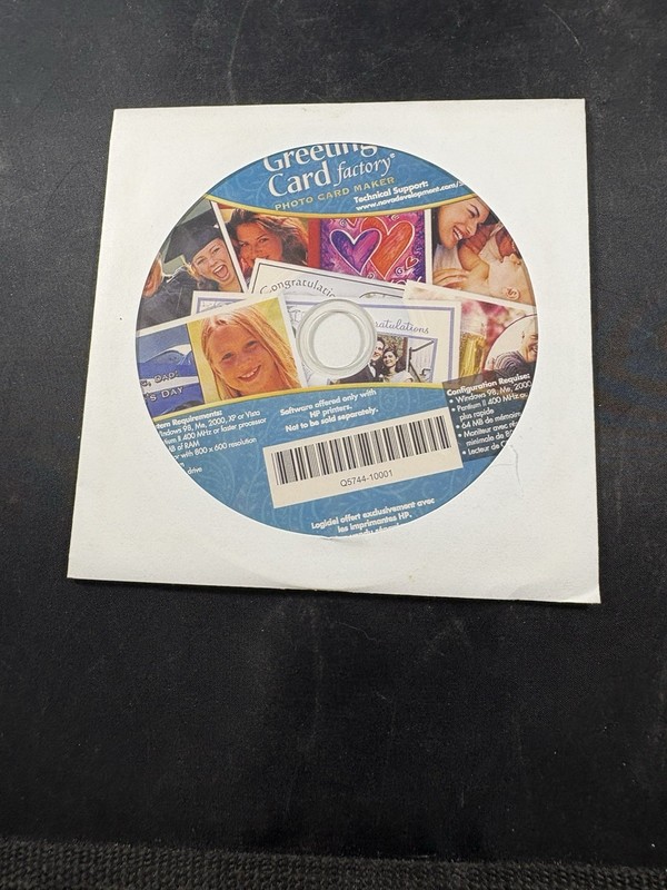 Art Explosion Greeting Card Factory Photo Card Marker Software CD Disc