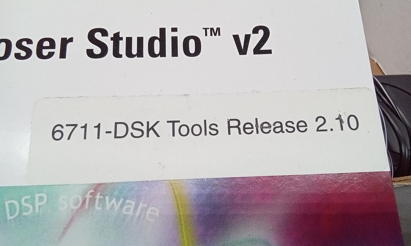 TEXAS INSTRUMEN TMS320C6711 Code Composer Studio V2 + CD ROM + POWER SUPPLY gallery