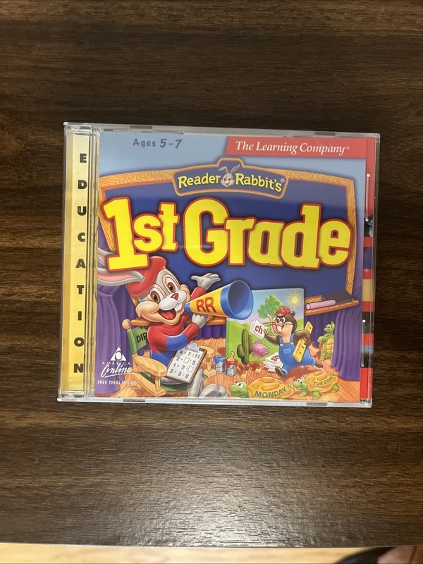 Lot of 4 Reader Rabbit PC CD-ROM The Learning Company Preschool-2nd Grade gallery