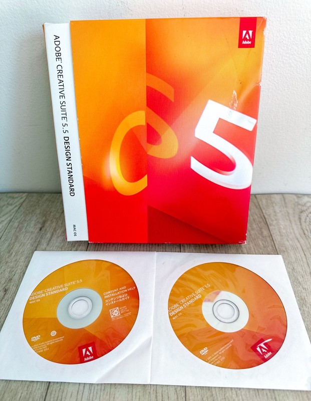 Adobe Creative Suite 5.5 CS5.5 Design Standard MAC OS Full Retail DVD READ