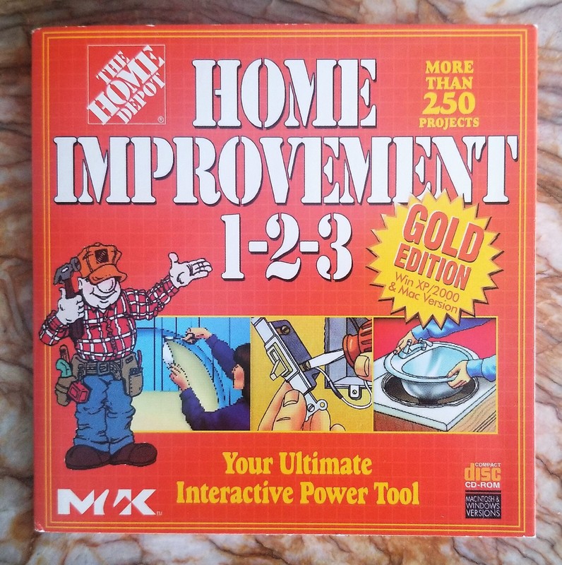 Home Depot – Home Improvement 1 2 3 CD Rom Computer Program 2002