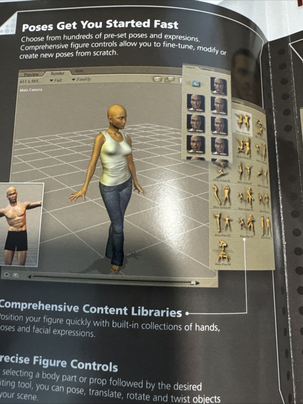 E frontier Poser 7 3D Figure Design & Animation Software Windows & MAC gallery