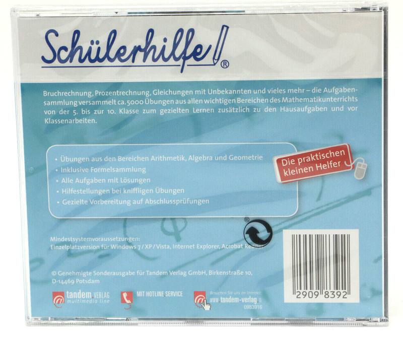 Schülerhilfe Mathe Aufgabensammlung Klasse 5-10 Geometrie Arithmetik Algebra NEU gallery