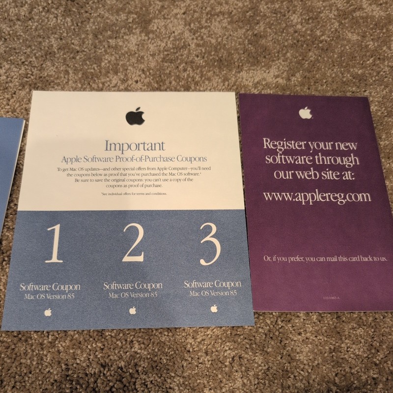 Vintage 1998 Apple Computer Mac OS 8.5 Software Kit Full Version M6672LL/A gallery