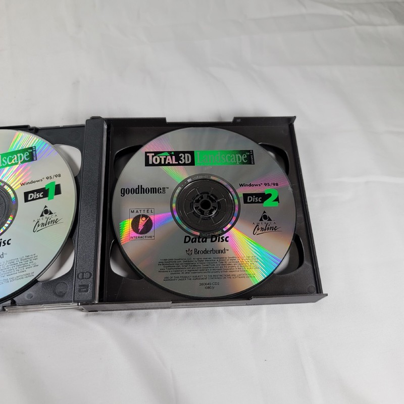 Broderbund Total 3D Landscape Deluxe 5 CD SetWindows 95 98 Complete gallery