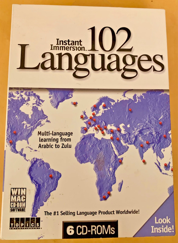 Topics Entertainment Instant Immersion 102 Languages (CD) PC, Mac NEW Open Box