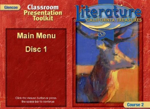 Glencoe Literature California Treasures 2 Classroom Presentation Toolkit PC CD
