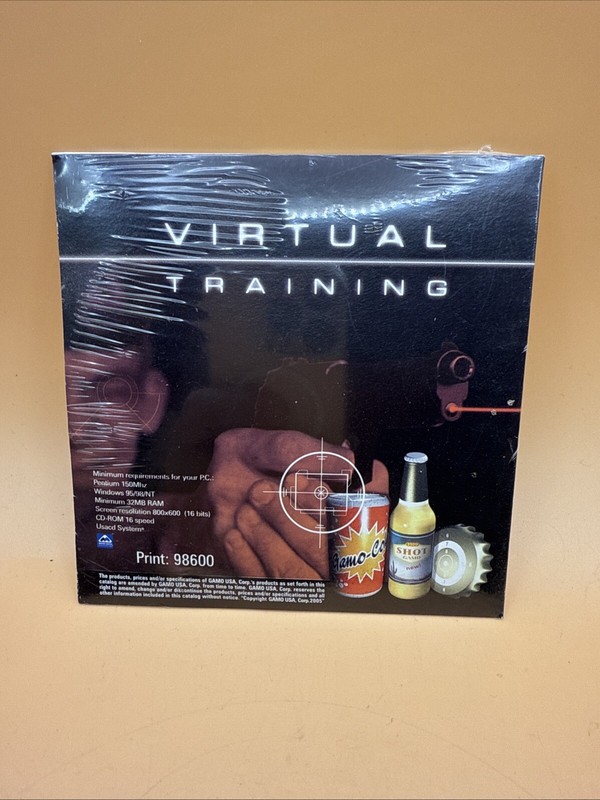 Gamo Virtual Training PC CD target accuracy precision gun shooting skills game!